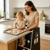 Babylike Montessori Lernturm für Kinder | Learning Tower ab Produktbild-Vorschau 3