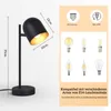 ZMH Tischlampe Vintage retro Nachttischlampe: Tischleuchte Produktbild-Vorschau 3
