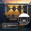 hoftronic Solar-Wandleuchte Louis 4er-Set 1,2W IP65 Schwarz Produktbild-Vorschau 6