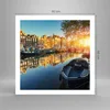 Poster - Poster ohne Rahmen - Kanal Boot Amsterdam Wasser - Produktbild-Vorschau 4