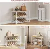 WOLTU Schuhregal mit 2 Ablagen, Schuhständer für ca. 6 Paar Produktbild-Vorschau 8
