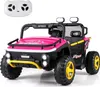 COSTWAY Auto elettrica per bambini a 2 posti, 24 V Auto Anteprima dell’immagine prodotto 1