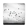 MuchoWow® Mauspad Mousepad Tiere - Vögel - Wolken - Schwarz Produktbild-Vorschau 1