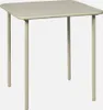 sweeek - Gartentisch aus Stahl 2 Plätze - Beige Produktbild-Vorschau 1