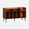 sweeek - Zweifarbiger Vintage XL Schallplattenschrank mit Produktbild-Vorschau 1