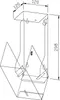 Toiletpapierdispenser in RVS voor 2x250 losse vellen WP169 van Wagner Ewar GmbH 753200,729200,731200 Produktbild-Vorschau
