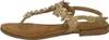 MARCO TOZZI Damen Sandalen Leder Zehentrenner floral Produktbild-Vorschau 8