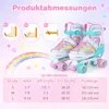 Pattini a rotelle COSTWAY Rainbow per bambini, regolabili Anteprima dell’immagine prodotto 3