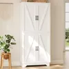 Wysoka szafka 80x40x180 cm, z 4 drzwiami przesuwne, półka Podgląd zdjęcia produktu 1