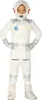 A child wearing a white astronaut costume with silver accents and a helmet. Anteprima dell’immagine prodotto
