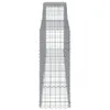vidaXL Gabionen mit Hochbogen 15 Stk 400x50x120/140cm Produktbild-Vorschau 6
