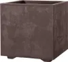 Deroma Květináč Cubo Millennium 25 cm hnědý Náhled obrázku produktu 1