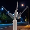 A street scene at night with multiple streetlights visible. Náhľad obrázku produktu
