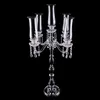 Chandelier en verre à 5 branches de 100 cm de haut pour la Voir les images du produit 1