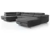 Sofiland Aller U-Form Wohnlandschaft XXL Schlaffunktion 2 Produktbild-Vorschau 4