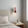 TWIN Wandleuchte E27 2-flammig, Metalllampe Rot Rosa und Produktbild-Vorschau 4