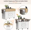 MODFU Isola da cucina con cassetti, pensile da cucina con Anteprima dell’immagine prodotto 4