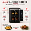 Friggitrice ad aria Alpina a 2 vani  - Airfryer 11 L - 2 Anteprima dell’immagine prodotto 4