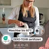 Kochschürze, Baumwolle, 75x100 cm, schwarz mit Produktbild-Vorschau 4