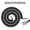 5 Meter RJ9 Spiralkabel, 3-pcs Telefonleitung, perfekt Produktbild-Vorschau 7