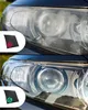 Before and after comparison of car headlights, showing restoration. Produktbild-Vorschau