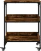 Kuchyňský vozík kouřový dub 60x41x80,5 cm materiál na bázi Náhled obrázku produktu 7