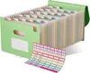 EcoStash Dokumentenmappe A4 26 Fächer, Weizenstroh Produktbild-Vorschau 1
