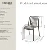 tectake® Gartenstühle Alcudia, wetterfest, stapelbar Produktbild-Vorschau 5