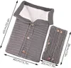 Baby Schlafsack für Kinderwagen Winter Gestrickt Schlafsack Produktbild-Vorschau 4
