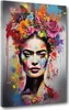 Pop Art abstrakt Frida Leinwandbild Wandbild Kunstdruck XL Produktbild-Vorschau 1
