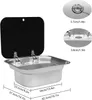 Évier pour camping-car/caravane/bateau - Évier encastrable Voir les images du produit 7