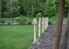TIMBERMIK Drevený Plot 6x Drevený Stĺpik Ø8 x 120 cm + 12 m Náhľad obrázku produktu 7