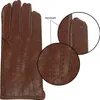 Handschuh aus echtem Lammfell handgenäht  Nappaleder Produktbild-Vorschau 3