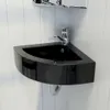 The Living Store Lavabo con troppopieno 45 x 32 x 12,5 cm Anteprima dell’immagine prodotto 1