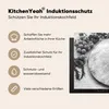 KitchenYeah© Herdabdeckplatte Ein rundes Schneidebrett mit Produktbild-Vorschau 6
