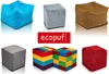 Ecopuf, Oscar Modern, Sedací Polštář z Umělé Kůže, Křeslo Náhled obrázku produktu 9