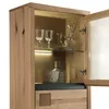 Highboard 65 cm breit in Eiche massiv geölt WINCHESTER-69 Produktbild-Vorschau 5