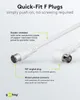 Goobay 67349 Cavo antenna SAT angolato (80 dB), 2x Anteprima dell’immagine prodotto 3