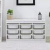 Kondela Organizer mit Aufbewahrungsboxen Trimal - Weiß Produktbild-Vorschau 5