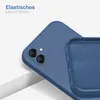 A close-up shot of a blue phone case, showing its interior texture and the camera cutout area of a phone. Produktbild-Vorschau