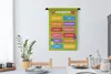 MuchoWow® Wandteppich Wandbehang Kinderzimmer - Monate - Produktbild-Vorschau 3