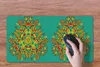 MuchoWow® Mauspad Mousepad Muster - Locken - Folklore 60x30 Produktbild-Vorschau 4