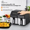 Extralink Air Fryer SJ-1000 10L (6L + 4L), 2500 W, Dual Produktbild-Vorschau 7