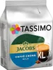 A bag of Tassimo Jacobs Caffè Crema mild XL coffee pods. Voir les images du produit