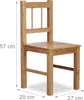 Relaxdays Deko Stuhl Bambus, HxBxT: 57 x 27 x 29 cm Kleiner Produktbild-Vorschau 4