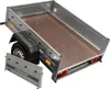 A single, empty utility trailer is shown from a high angle on a white background. Produktbild-Vorschau