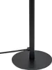 Close-up of the base and lower stem of a black floor lamp, showing the power cord connection. Produktbild-Vorschau