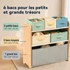 ALVIX Étagère de rangement pour jouets NESTA 6, avec 6 Voir les images du produit 4