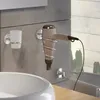 PORTA ASCIUGACAPELLI CON PLACCA TONDA Cromo Lucido Anteprima dell’immagine prodotto 4