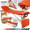 Mobile Massageliege Klappbar Massagetisch 2 3 Zonen Produktbild-Vorschau 1